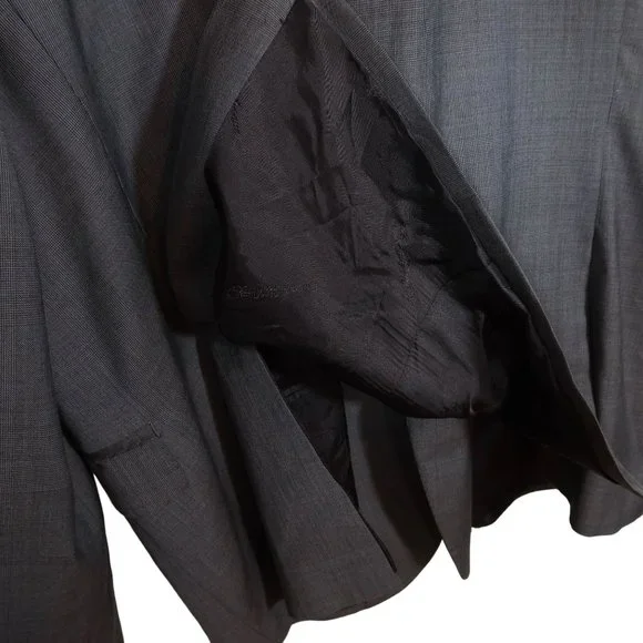 ERMENEGLIDO ZEGNA Wool Traveler Cloth Two Button Blazer Saks Fifth Avenue 46R - Picture 7 of 12